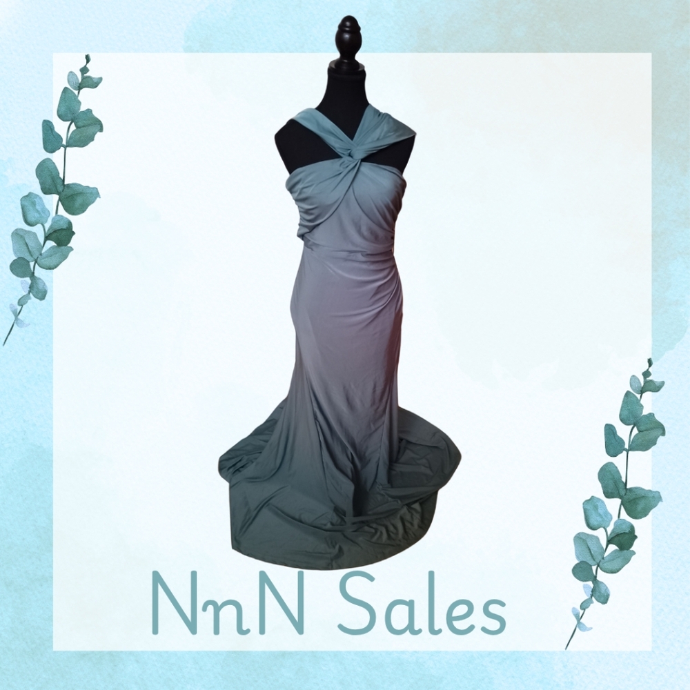 Elegant Green Evening Gown